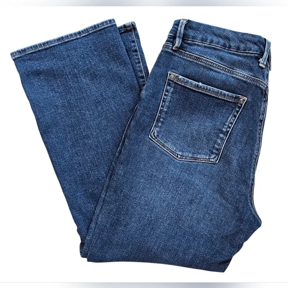 Good American Good Legs Cropped Mini Boot High Rise Jeans 12/31. - Picture 10 of 14